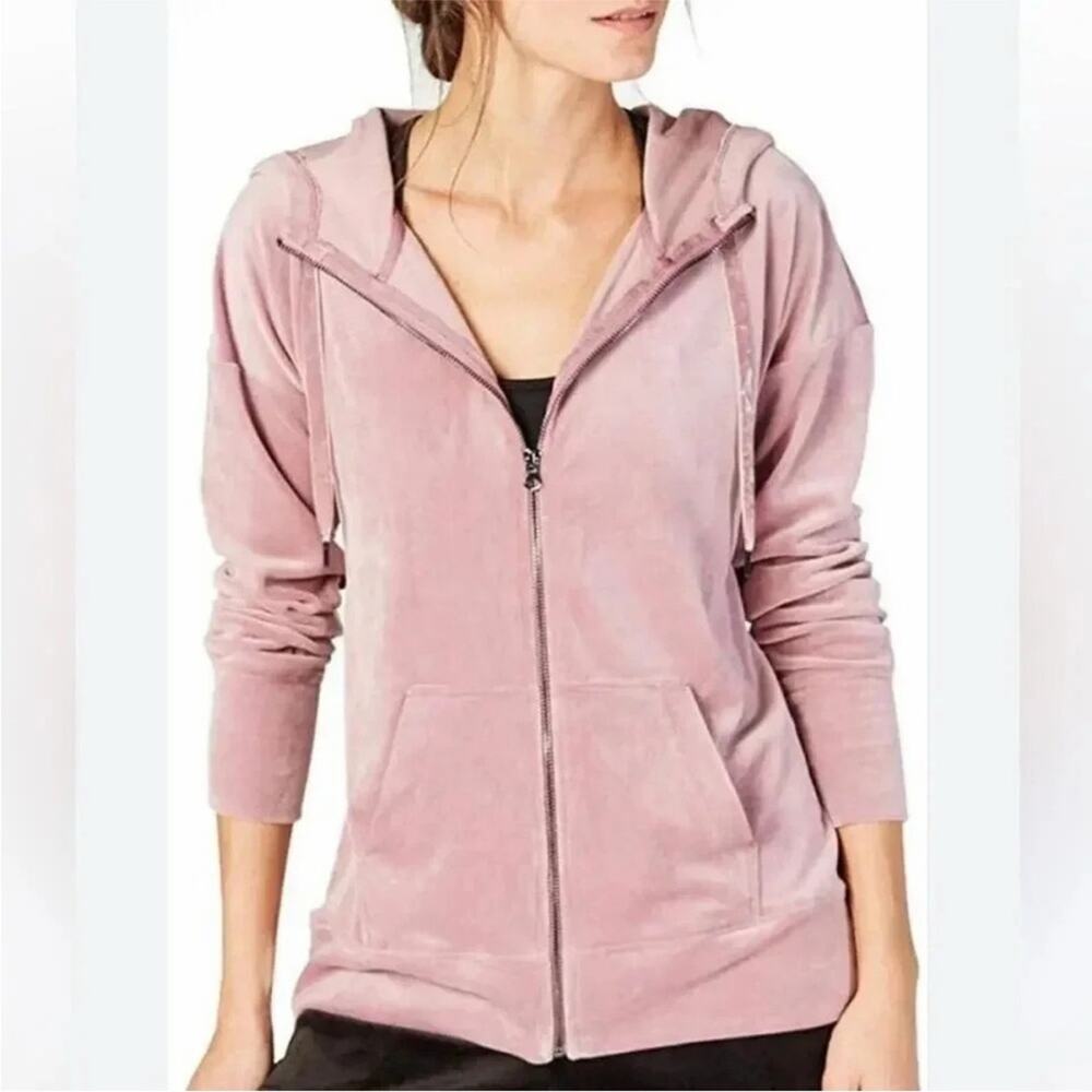 Women's Pink Zip-Up Hoodie